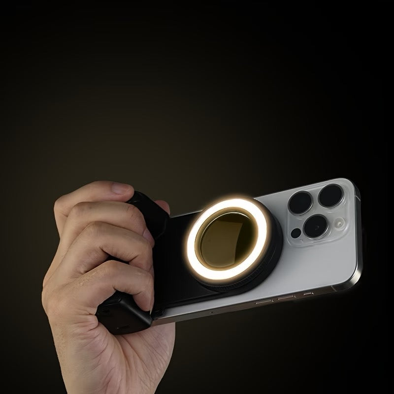 Maglev Magnetic Phone Camera Mount with Built-in Fill Light