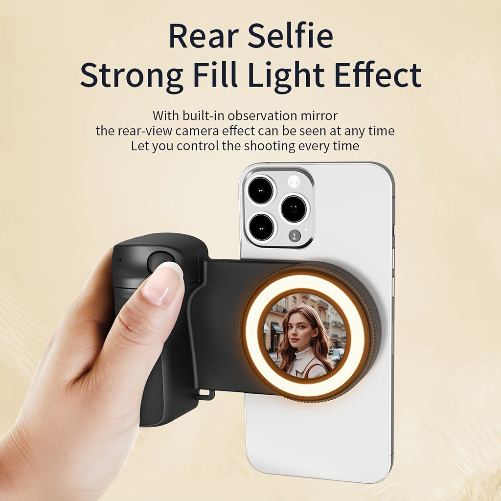Maglev Magnetic Phone Camera Mount with Built-in Fill Light