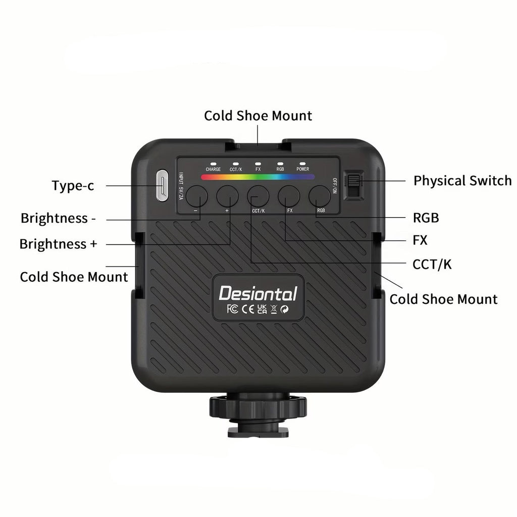 iReal X1 Multi-Functional Portable RGB/LED Pocket Fill Light
