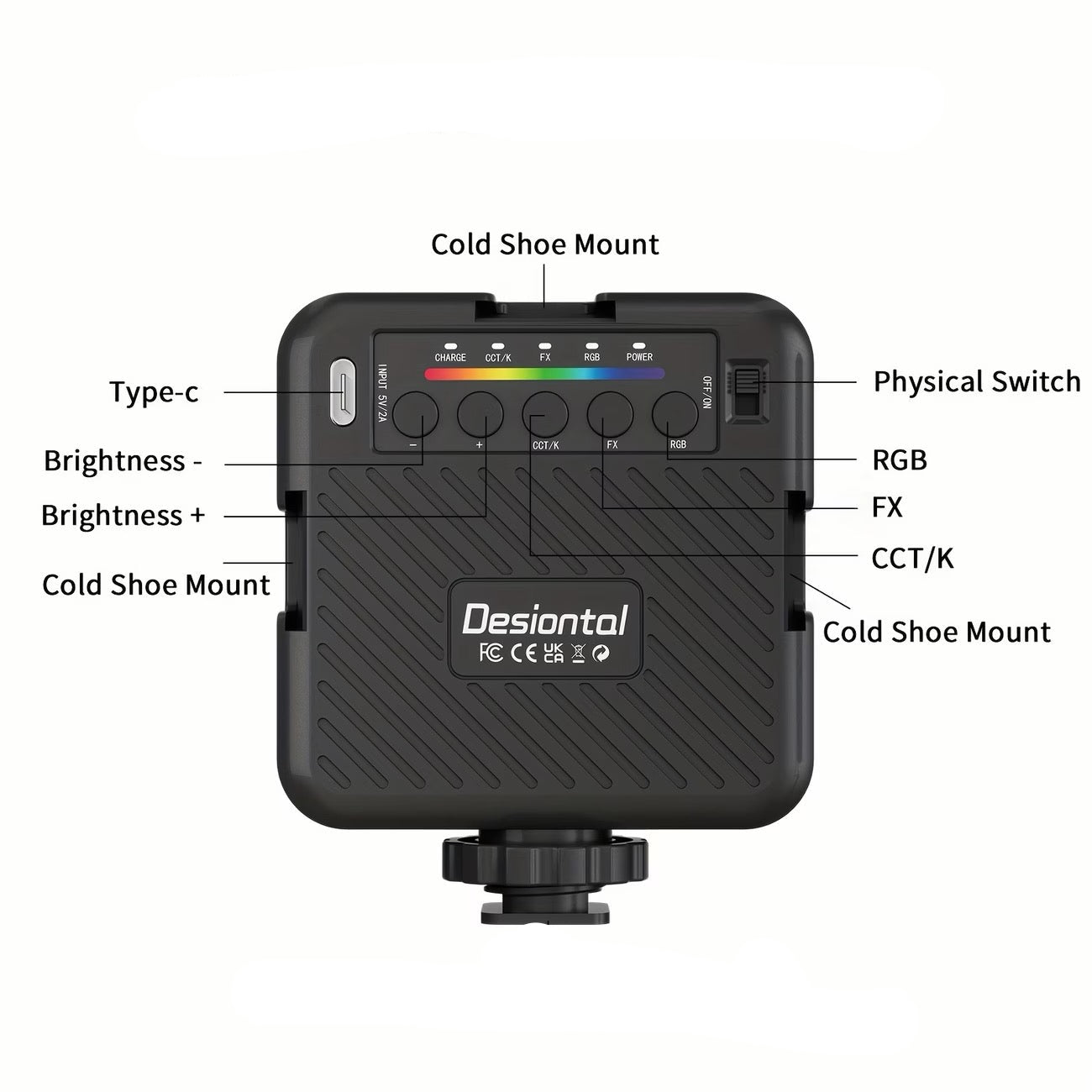 iReal X1 Multi-Functional Portable RGB/LED Pocket Fill Light