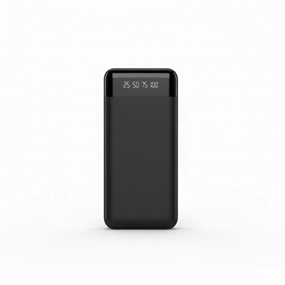 20000mAh Portable Fast Charging Power Bank with Built-In Cables
